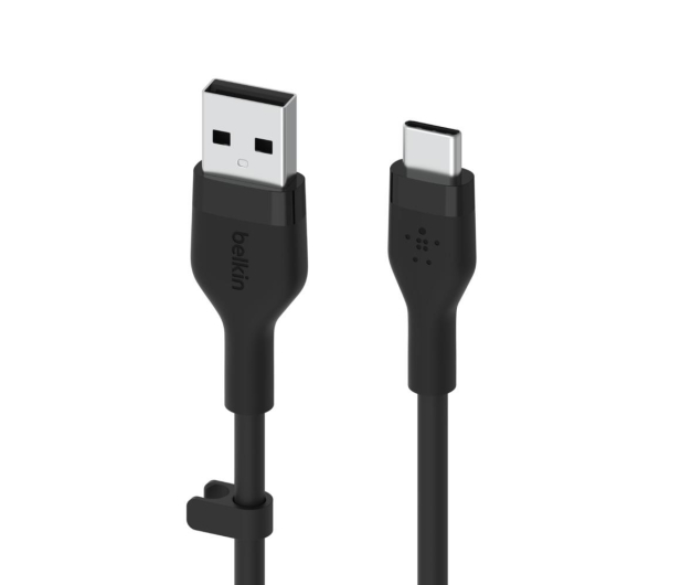 BELKIN Kabel BoostCharge USB-A do USB-C silikonowy 3m, czarny CAB008bt3MBK - 733218 - zdjęcie 2